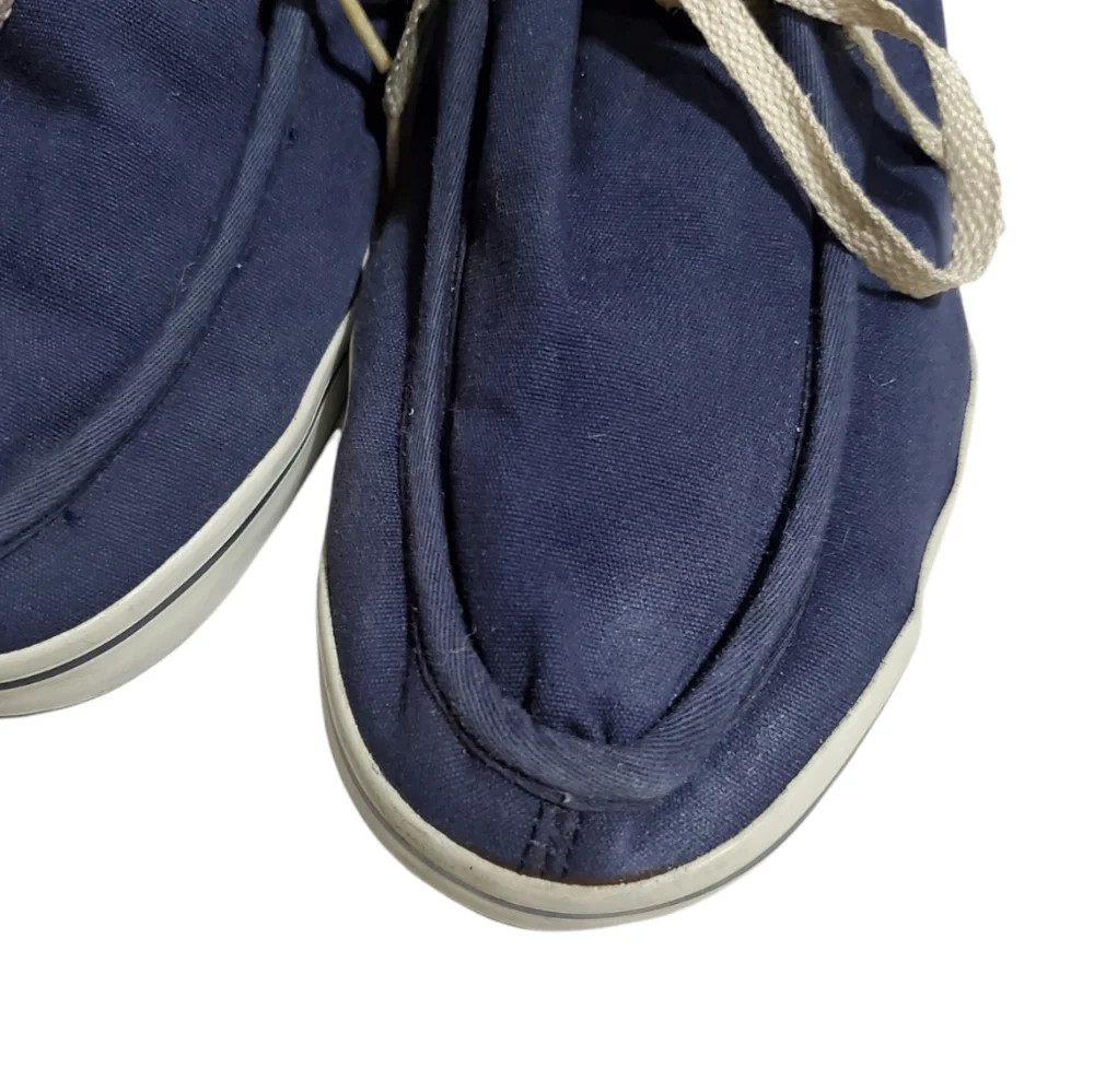 Men's blue and white Lugz sneakers.